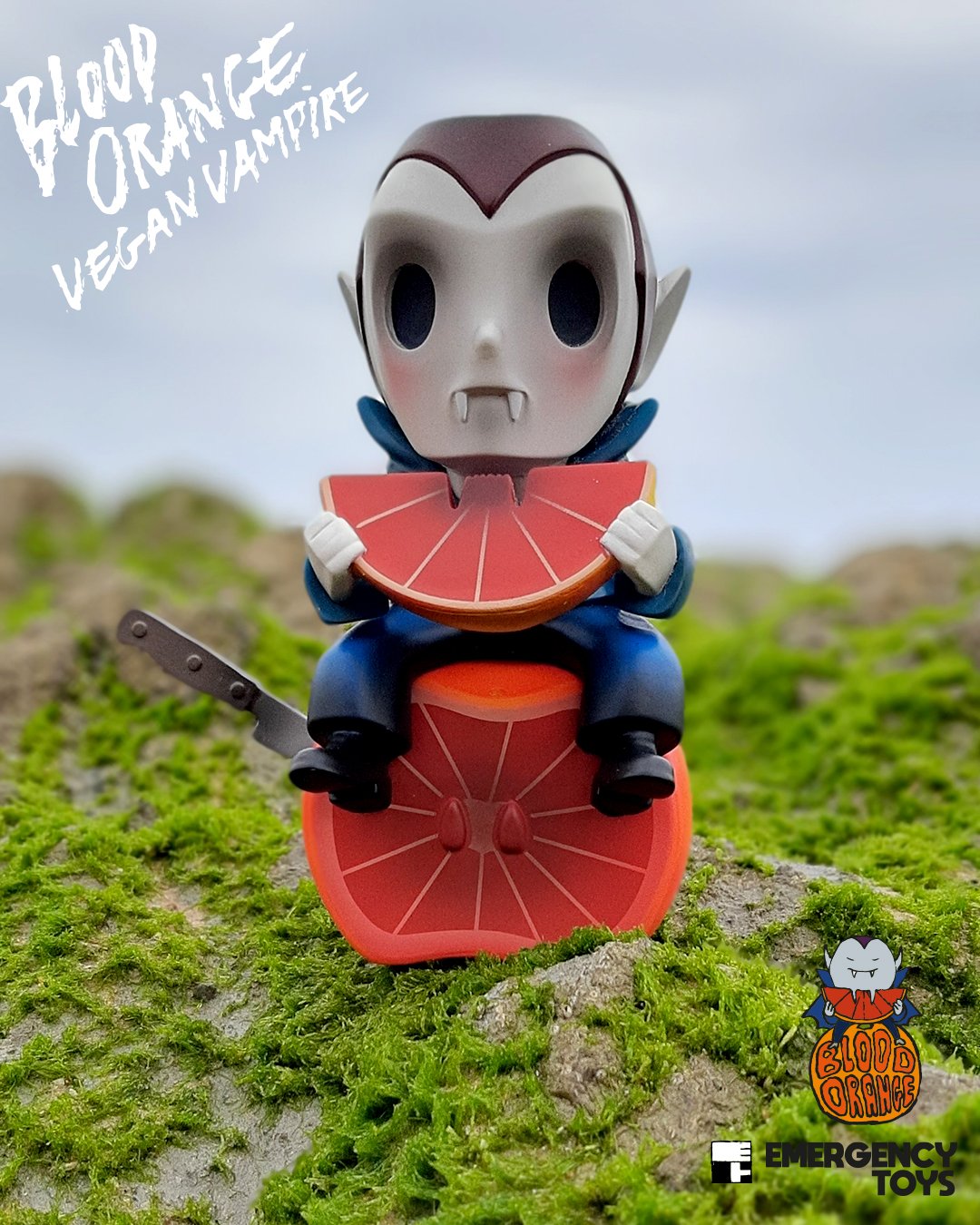 Blood orange vegan vampire | EMERGENCY TOYS